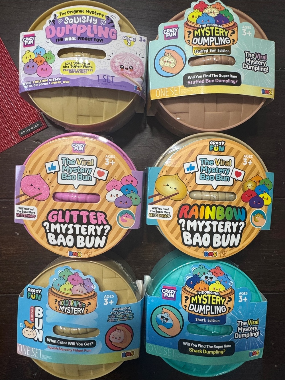 Viral RMS Mystery Dumpling / Bao Bun Toy - Assorted Colors